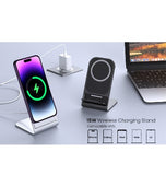 DSUSMA 15W MAGSAFE WIRELESS DESKTOP CHARGER GRAY/BLACK