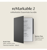 REMARKABLE 2 NOTETAKING TABLET WITH STYLUS PEN & PREMIUM LEATHER FOLIO CASE BLACK