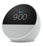 AMAZON ECHO SPOT SMART ALARM CLOCK GLACIER WHITE (2024)