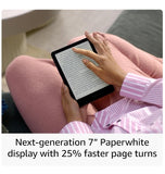 AMAZON KINDLE PAPERWHITE 7" 32GB SIGNATURE EDITION METALLIC BLACK (2024)