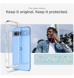 GOOGLE PIXEL 8A PREMIUM SLIM ULTRA HYBRID CASE CLEAR | SPIGEN