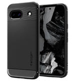 GOOGLE PIXEL 8A PREMIUM RUGGED ARMOR CASE BLACK | SPIGEN