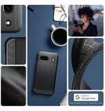 GOOGLE PIXEL 8A PREMIUM RUGGED ARMOR CASE BLACK | SPIGEN