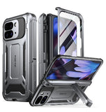 GOOGLE PIXEL 9 PRO FOLD PREMIUM FULL BODY RUGGED SPARTAN SERIES CASE GUNMETAL | POETIC